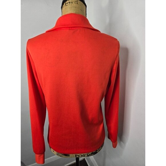 Vintage 70s Red Collared Neck Basic Shirt - Picture 3 of 9